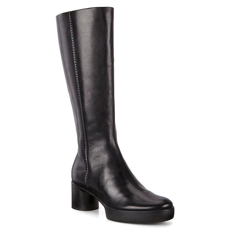 Women Boots Ecco Shape Sculpted Motion 35 - Tall Boots Black - India HKFVRS473